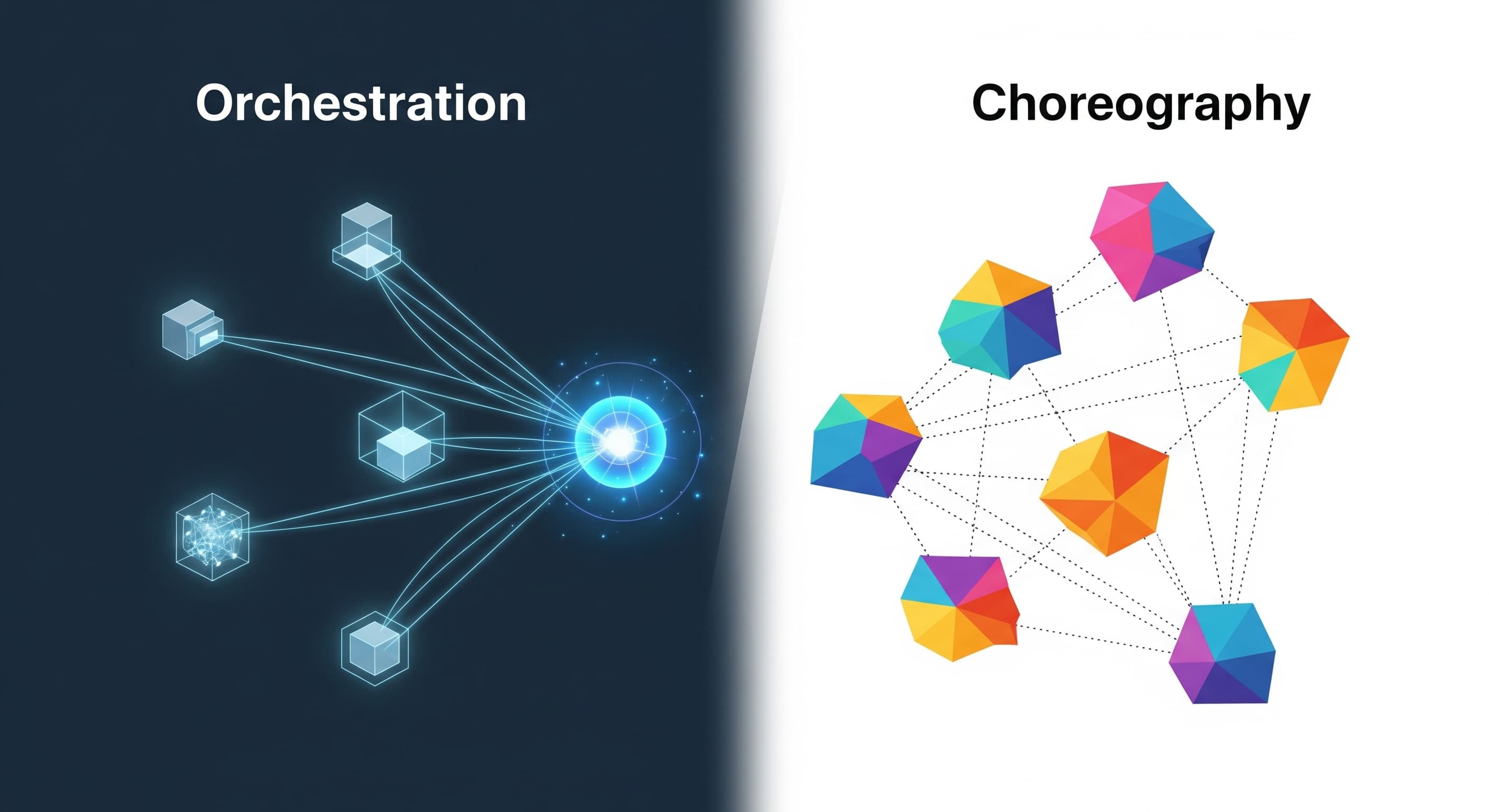 Cover Image for Orchestration vs Choreography in Modern Architectures